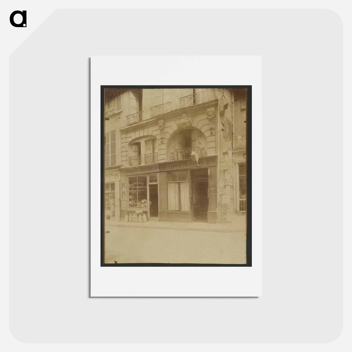 アートポストカード-Ancien hôtel de Courville, Rue des Bons Enfants, 31
 - ウジェーヌ アジェ Postcard.