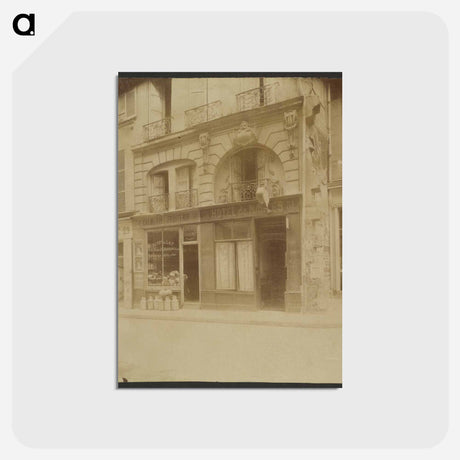 アートポストカード-Ancien hôtel de Courville, Rue des Bons Enfants, 31
 - ウジェーヌ アジェ Postcard.