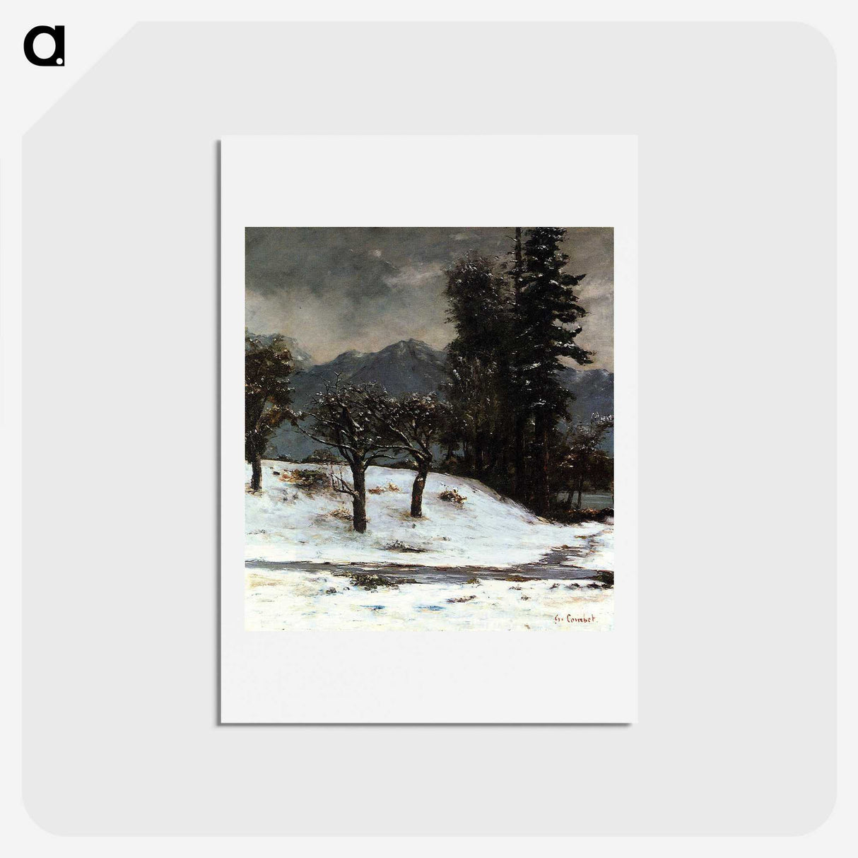 3-54_Gustave-Courbet_hagaki