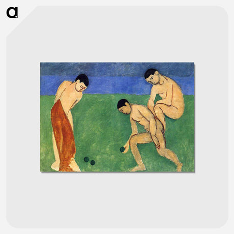 アートポストカード-Game of Bowls - アンリ マティス Postcard.