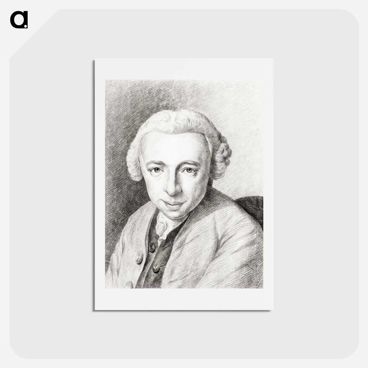 アートポストカード-Portrait of Louis Metayer Phzn - ジャン ベルナール Postcard.