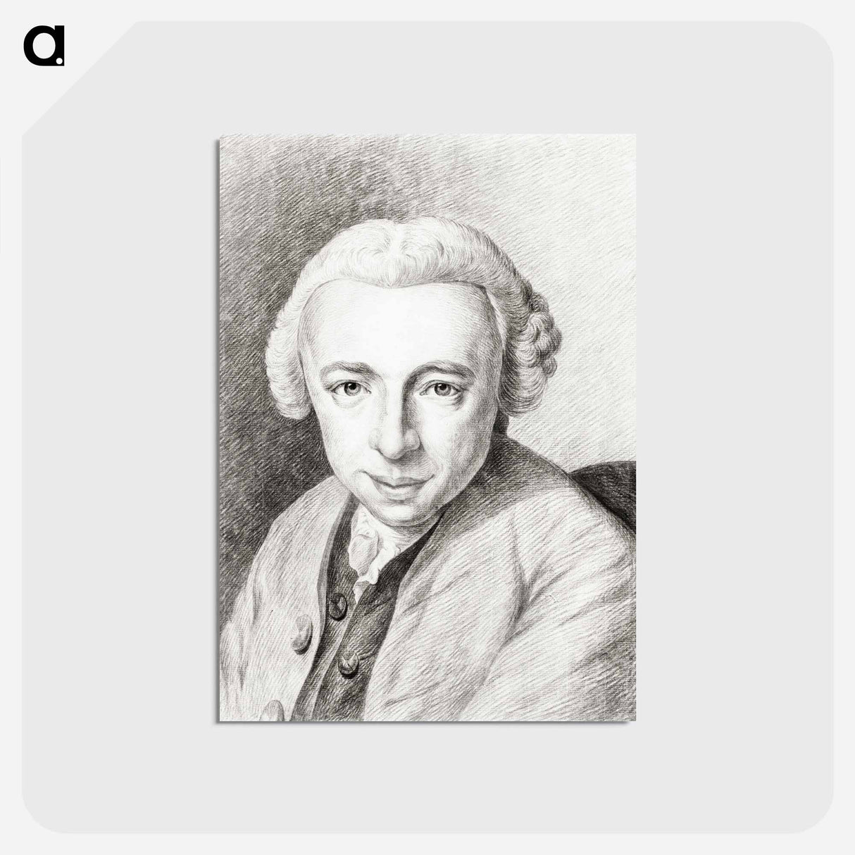 アートポストカード-Portrait of Louis Metayer Phzn - ジャン ベルナール Postcard.