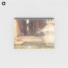 アートメモ帳-The Calle della Rosa with the Monte di Pietà, Venice - ジョン シンガー サージェント Memo.