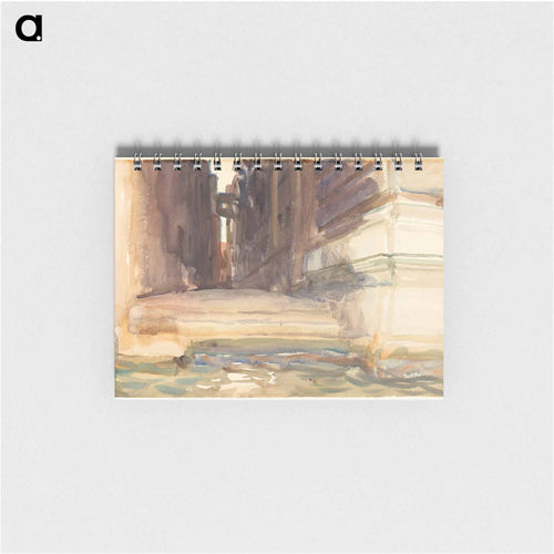 The Calle della Rosa with the Monte di Pietà, Venice - ジョン シンガー サージェント Memo.