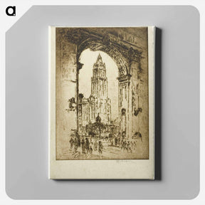 アートパネル-The Woolworth through the Arch
 - ジョセフ ペネル Canvas.
