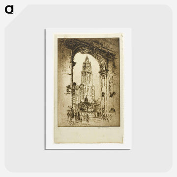 The Woolworth through the Arch
 - ジョセフ ペネル Postcard.
