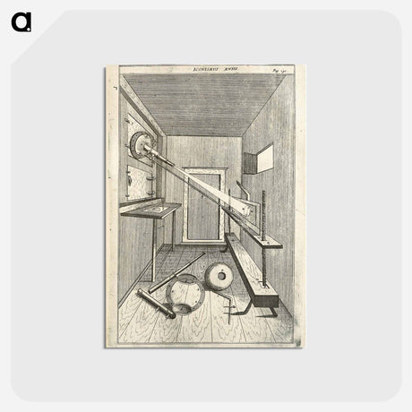 アートポストカード-Optical Projection Through a Telescopic Lens
 - 国立医学図書館 Postcard.