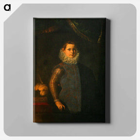 アートパネル-Cosimo de Medici, later Grand Duke of Tuscany - ティツィアーノ ヴェチェッリオ Canvas.