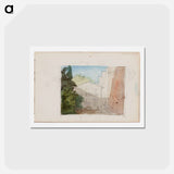 アートポストカード-(unknown)part of a sketchbook - アルバート エーデルフェルト Postcard.