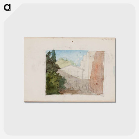 アートポストカード-(unknown)part of a sketchbook - アルバート エーデルフェルト Postcard.