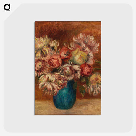 アートポストカード-Flowers in a Green Vase
 - バーンズ・コレクション Postcard.