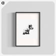 アートポスター-Dog Engraving from Philozoia, or, Moral Reflections on the Animal Kingdom
 - 大英図書館 Poster.