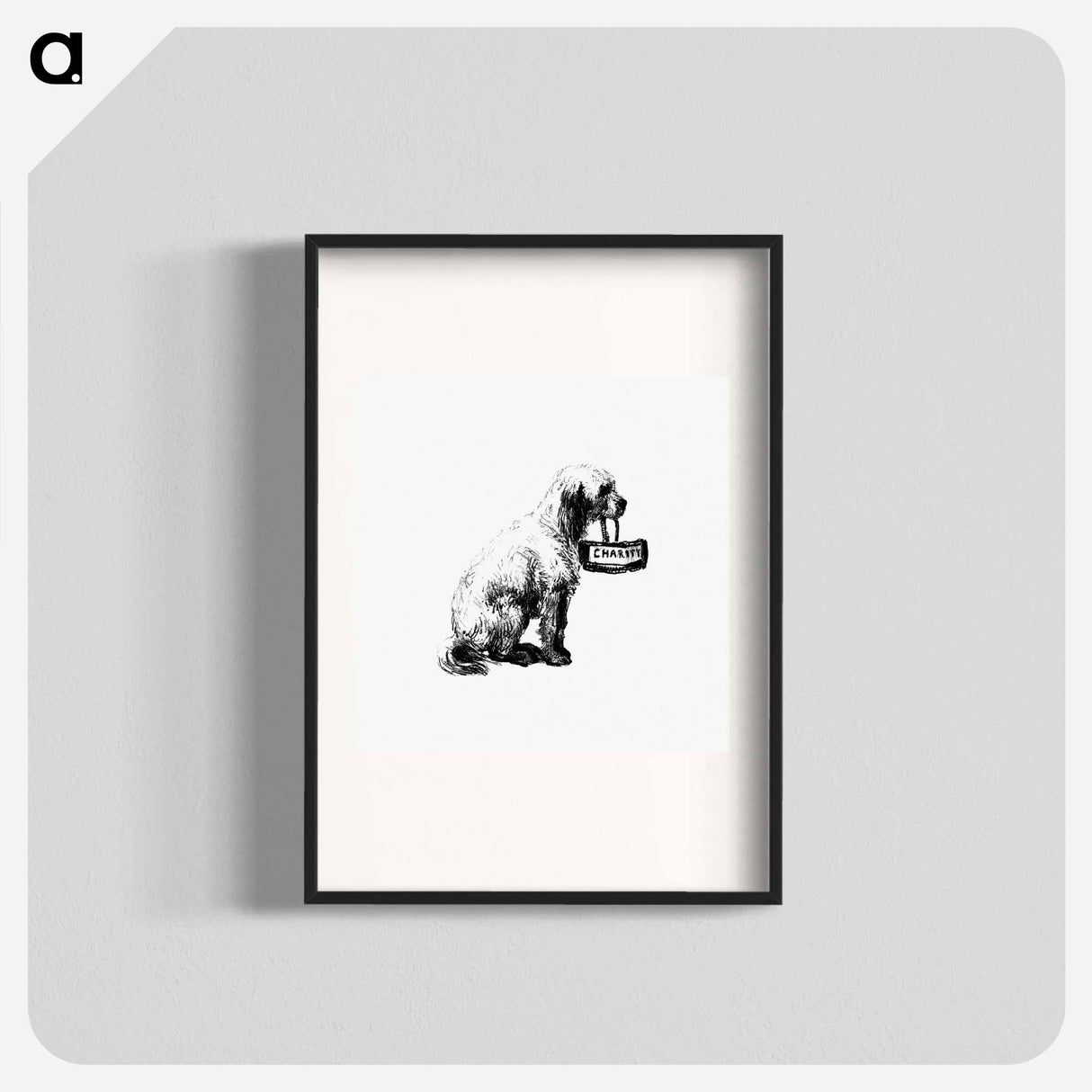 アートポスター-Dog Engraving from Philozoia, or, Moral Reflections on the Animal Kingdom
 - 大英図書館 Poster.