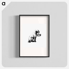 アートポスター-Dog Engraving from Philozoia, or, Moral Reflections on the Animal Kingdom
 - 大英図書館 Poster.