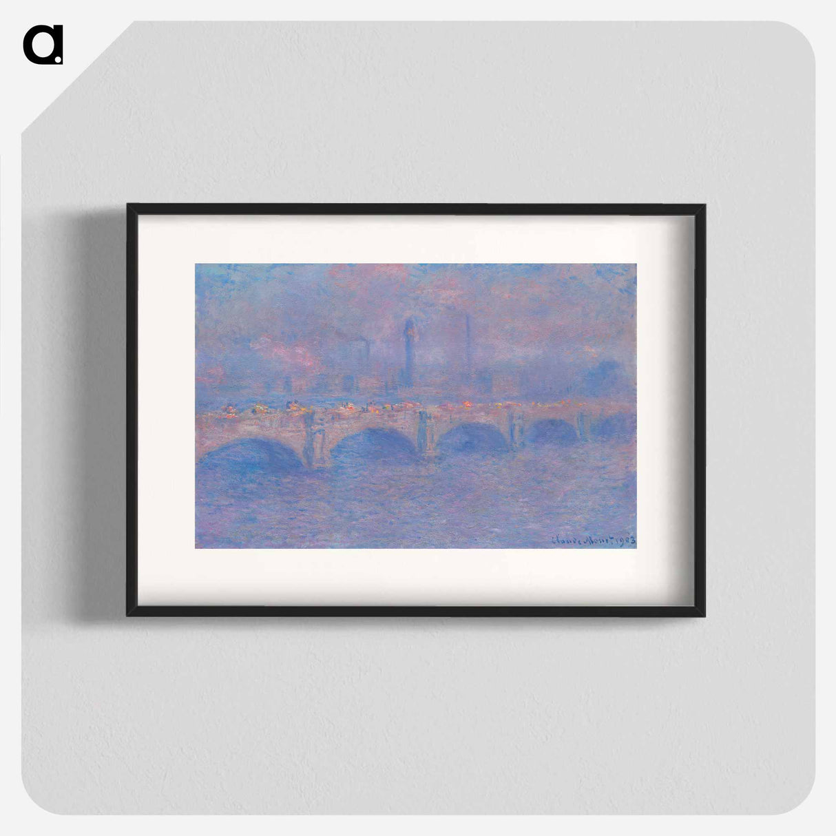 Waterloo Bridge, Sunlight Effect - Claude Monet Poster.