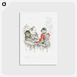 アートポストカード-Le bézigue - アンリ ド トゥールーズ ロートレック Postcard.