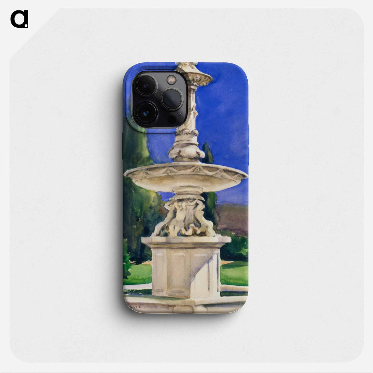 Marble Fountain in Italy - John Singer Sargent Phone Case.