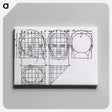 アートパネル-Illustrations on Correct Proportions of Human Anatomy
 - 国立医学図書館 Canvas.