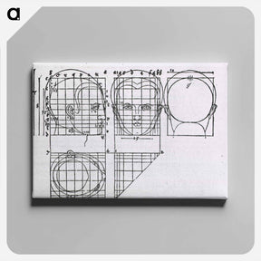 アートパネル-Illustrations on Correct Proportions of Human Anatomy
 - 国立医学図書館 Canvas.
