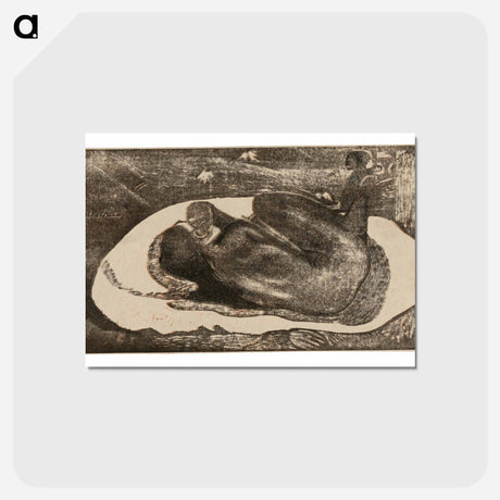 アートポストカード-Manao tupapau - ポール ゴーギャン Postcard.