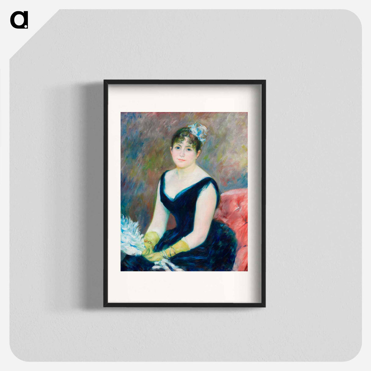 Madame Léon Clapisson - Pierre-Auguste Renoir Poster.