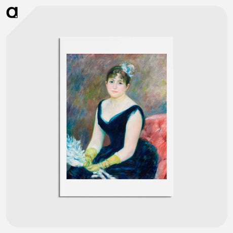 アートポストカード-Madame Léon Clapisson - ピエール オーギュスト ルノワール Postcard.