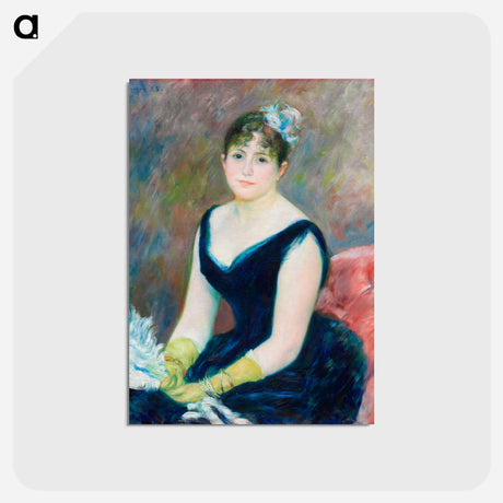 アートポストカード-Madame Léon Clapisson - ピエール オーギュスト ルノワール Postcard.