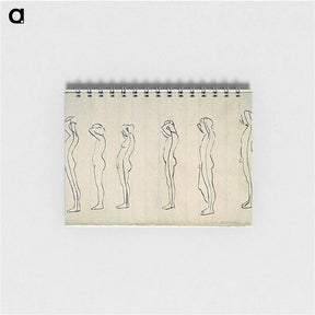 アートメモ帳-Nine studies of a figure - トーマス エイキンズ Memo.