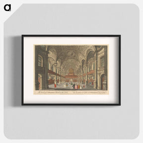 アートポスター-The Inside of St. Martin's Church in the Fields
 - イェール大学アートギャラリー Poster.