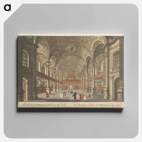 アートパネル-The Inside of St. Martin's Church in the Fields
 - イェール大学アートギャラリー Canvas.
