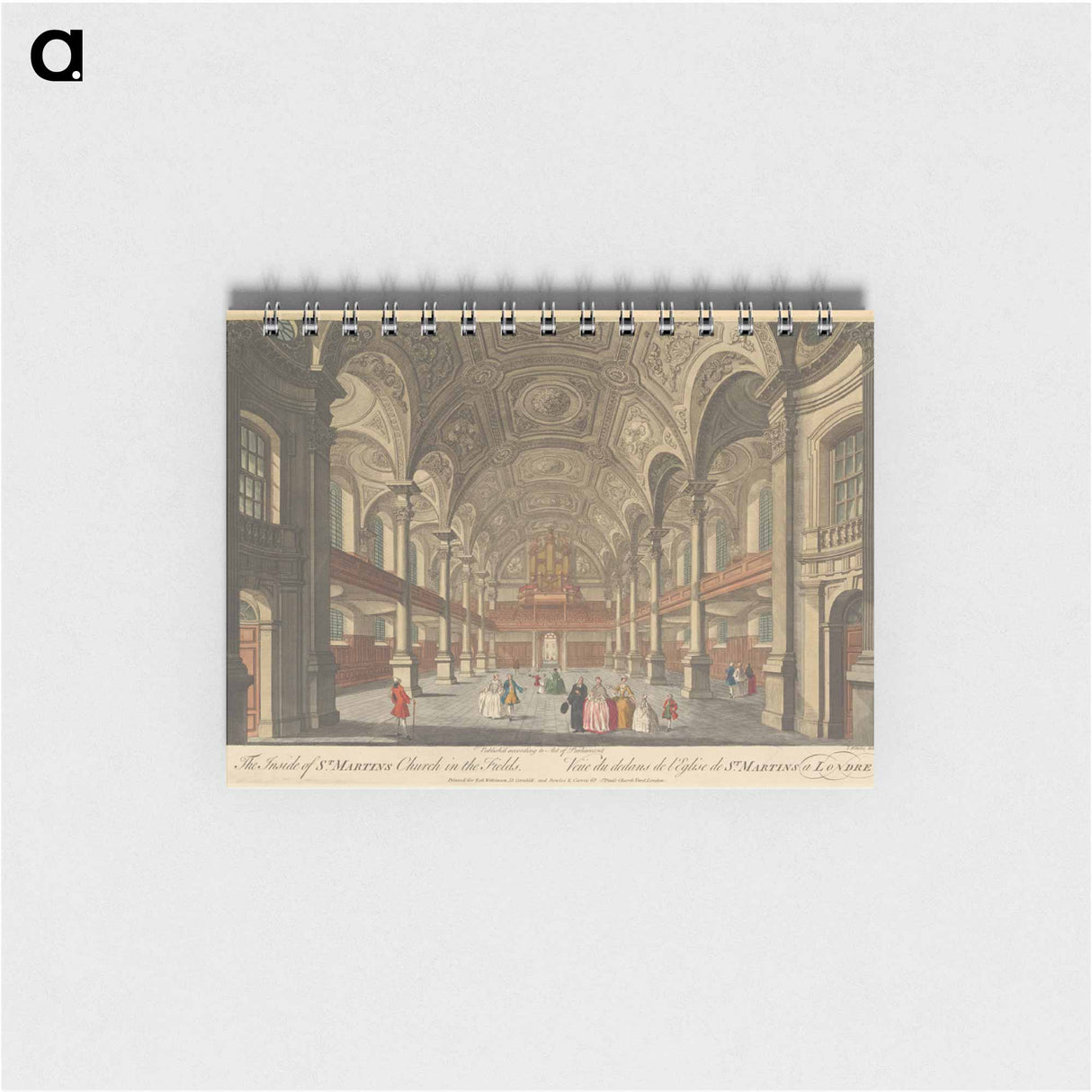 アートメモ帳-The Inside of St. Martin's Church in the Fields
 - イェール大学アートギャラリー Memo.