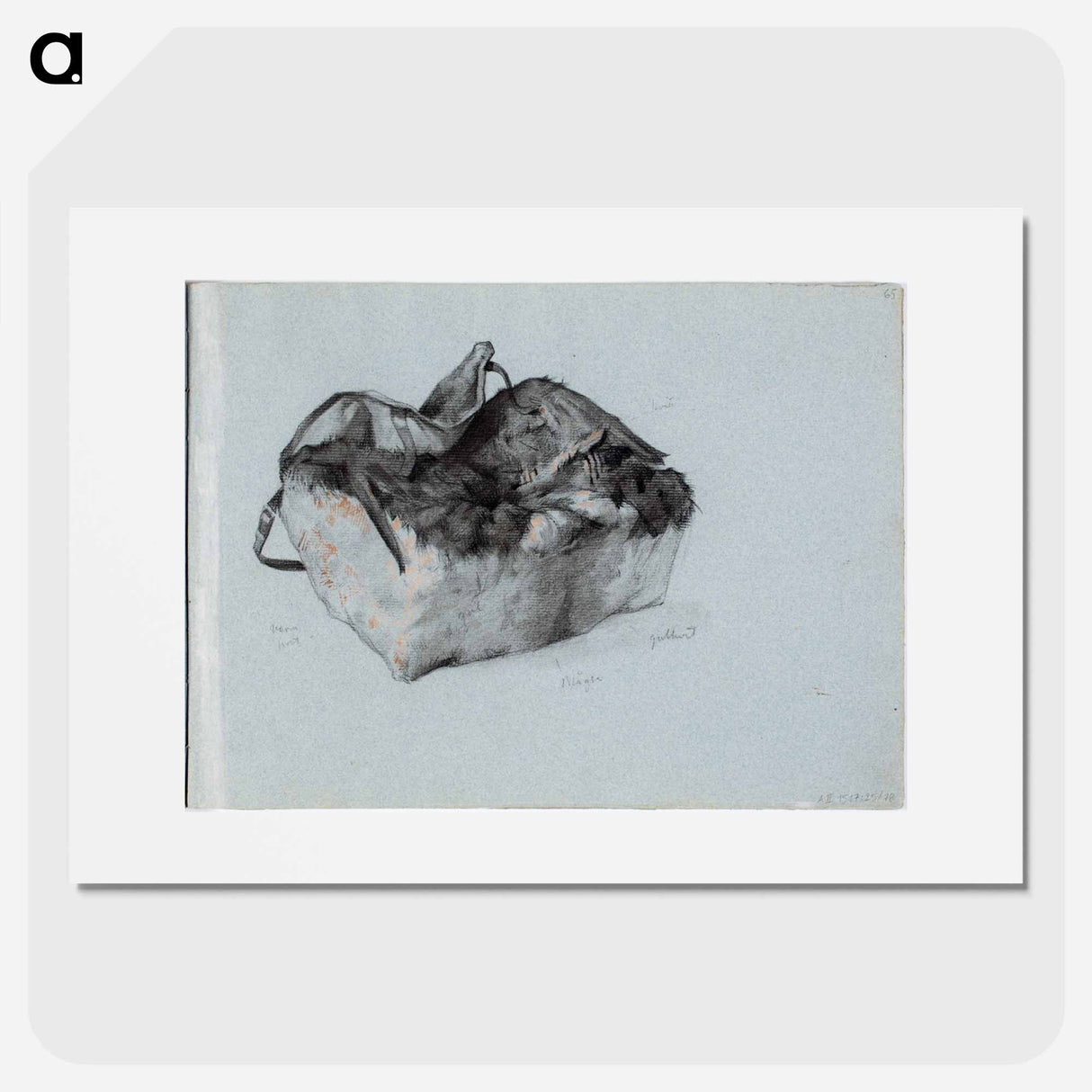(unknown)part of a sketchbook - アルバート エーデルフェルト Poster.