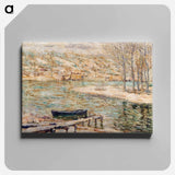 アートパネル-River Scene–Boat and Trees
 - バーンズ・コレクション Canvas.