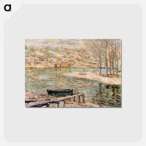 アートポストカード-River Scene–Boat and Trees
 - バーンズ・コレクション Postcard.