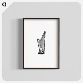 アートポスター-Harp from The Literary Remains Of The Rev. Thomas Price
 - 大英図書館 Poster.
