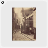 アートポストカード-Entrée du passage de la Réunion
 - ウジェーヌ アジェ Postcard.