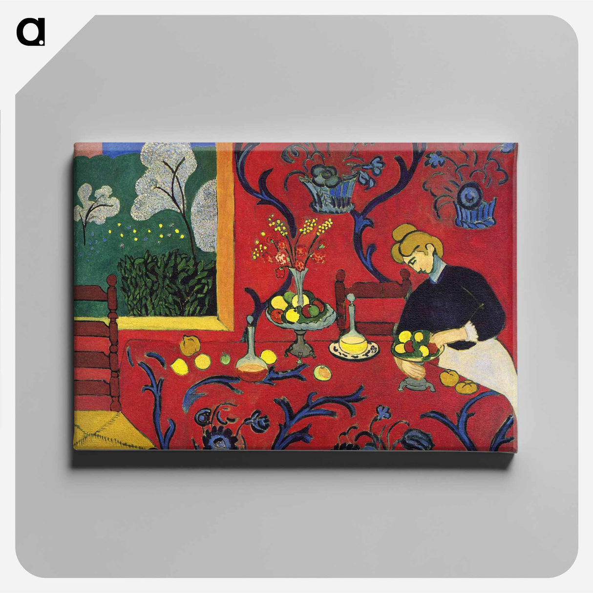 アンリ・マティス「赤いハーモニー」ポスター