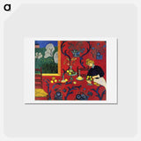 アートポストカード-Harmony in Red - アンリ マティス Postcard.