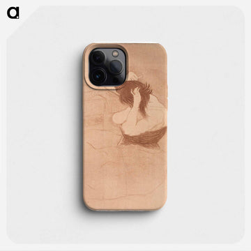 Femme qui se peigne, la Coiffure - アンリ ド トゥールーズ ロートレック Phone Case.
