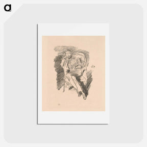 アートポストカード-Firelight: Joseph Pennell, No. 2
 - ジョセフ ペネル Postcard.