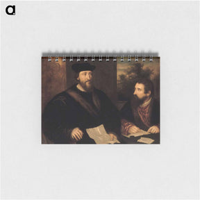 アートメモ帳-French Cardinal Georges d`Armagnac and his secretary G. Philandrier - ティツィアーノ ヴェチェッリオ Memo.