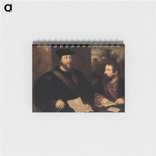 French Cardinal Georges d`Armagnac and his secretary G. Philandrier - ティツィアーノ ヴェチェッリオ Memo.