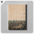 アートパネル-The First Book of Urizen, Plate 6, "Muster around the Bleak Desarts...." - ウィリアム ブレイク Canvas.
