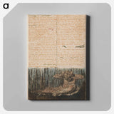 アートパネル-The First Book of Urizen, Plate 6, "Muster around the Bleak Desarts...." - ウィリアム ブレイク Canvas.