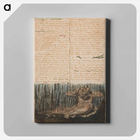 アートパネル-The First Book of Urizen, Plate 6, "Muster around the Bleak Desarts...." - ウィリアム ブレイク Canvas.