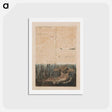 アートポストカード-The First Book of Urizen, Plate 6, "Muster around the Bleak Desarts...." - ウィリアム ブレイク Postcard.