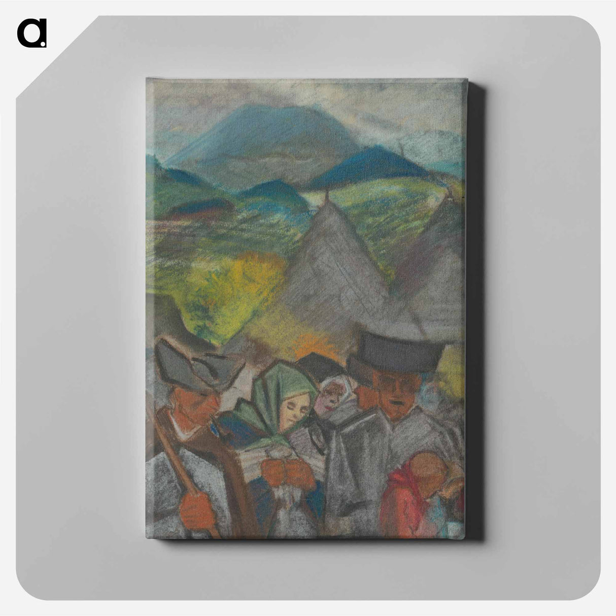 From the field of houses - アーノルド ピーター ワイズ クビンチャン Canvas.