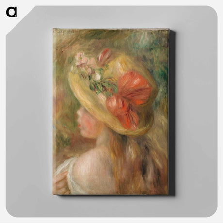 アートパネル-Young Girl with Hat
 - バーンズ・コレクション Canvas.