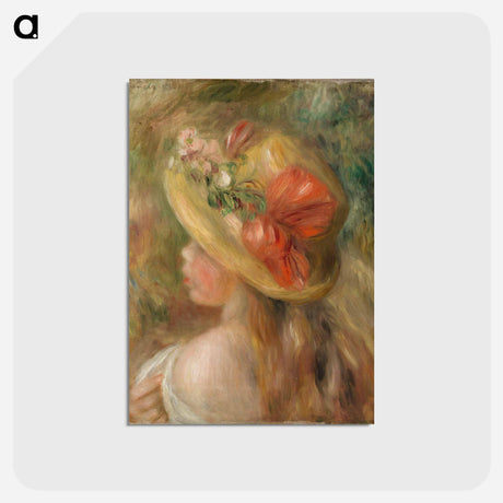 アートポストカード-Young Girl with Hat
 - バーンズ・コレクション Postcard.