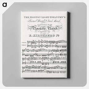 アートパネル-Boston Light Infantry Parade
 - ボストン公共図書館 Canvas.